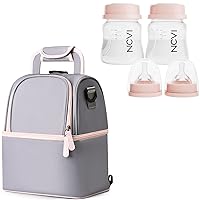 NCVI Breastmilk Cooler Bag and 2 Baby Bottles
