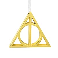 Hallmark Harry Potter Deathly Hallows Symbol Christmas Ornament, Metal