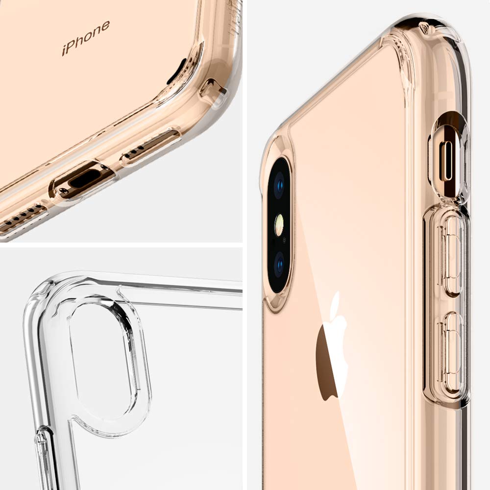 Spigen Ultra Hybrid Designed for iPhone Xs Case (2018) / Designed for iPhone X Case (2017) - Crystal Clear