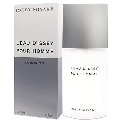 L'eau d'Issey Pour Homme by Issey Miyake 2.5 Fl Oz Eau de Toilette Spray