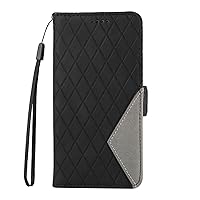 Case for Samsung Galaxy S24ultra/S24plus/S24 Flip PU Leather Wallet Cover Full Body Protection Shell with Card Slots Stand Function (Black,S24plus)