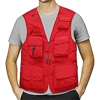 Mens Pajamas Set Elastic Cuffs Emergency Field Fishing Multi Pocket Vest Men Jacket Fall
