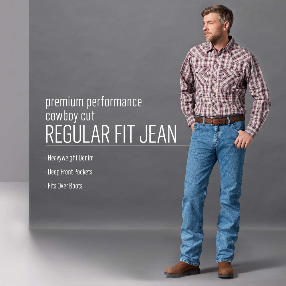 Wrangler Men's Premium Performance Cowboy Cut Regular Fit Jean