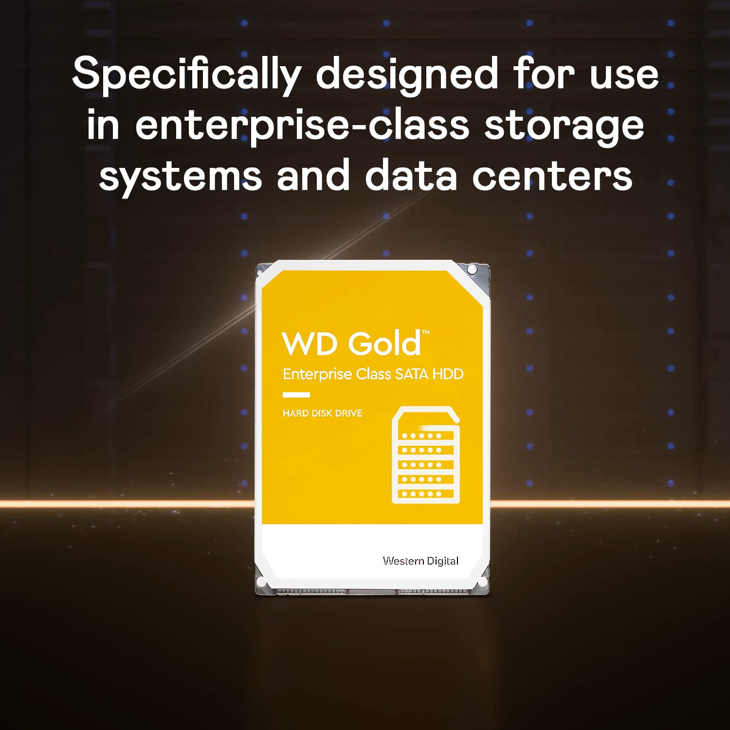 WD Gold 10TB Enterprise Class Hard Disk Drive - 7200 RPM Class SATA 6 Gb/s 128MB Cache 3.5 Inch - WD101KRYZ