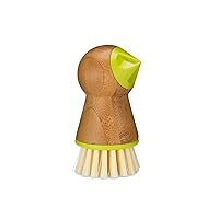 Full Circle FC11124 The Ring Fruit and Vegetable 2 in 1 Mushroom Cleaning Brush, Potato, Green
