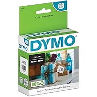 DYMO LabelWriter Multipurpose Labels 1 x 1 White 750 Labels/Roll DYM30332