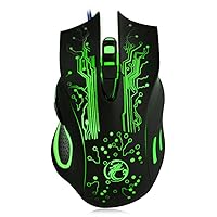 Estone X9 2400DPI LED Optical 6D USB Wired Gaming Mouse