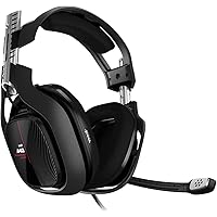 ASTRO Gaming A40 TR Wired Gaming Headset, ASTRO Audio V2, Dolby ATMOS, 3.5mm Audio Jack, Swappable Mic, for Xbox Series X|S, Xbox One, PC, Mac, Nintendo Switch, Mobile - Black/Red
