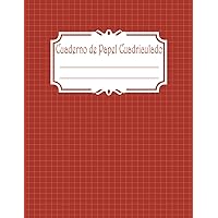 Cuaderno de Papel Cuadriculado 4x4 (Carmesí): Diario de cuadrícula para Matemáticas, Dibujo y Diseño | Ideal para Estudiantes, Ingenieros y Artistas | ... cm x 27,94 cm | 100 páginas (Spanish Edition)