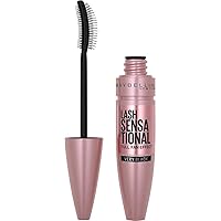 Lash Sensational Washable Mascara, Lengthening and Volumizing for a Full Fan Effect, Very Black, 1 Count