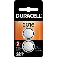 Duracell - 2016 3V Lithium Coin Battery - long lasting battery - 2 count (Pack of 36)