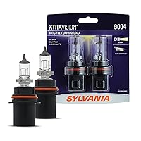SYLVANIA - 9004 XtraVision - High Performance Halogen Headlight Bulb, High Beam, Low Beam and Fog Replacement Bulb (Contains 2 Bulbs)