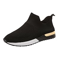 Sneakers for Women Platform Hollow Mesh Sandals Casual Shoes Sneakers for Women Walking Shoes Black