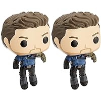 Funko POP Marvel: The Falcon and The Winter Soldier - Winter Soldier Multicolor, 3.75 inches, Standard (Pack of 2)