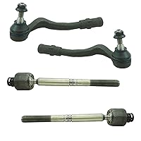 4 Piece Inner & Outer Tie Rod End Kit Set LH & RH Sides for Audi A4 A5 Q5 New
