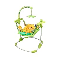 Creative Baby - Safari Jumper for Baby with 10+ Activities, Sensory and Light Toys - JPMA Certified, with Padded Rubber Feet - Adjustable Height