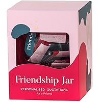 Only Good Vibes Love and Friendship Gift Jar with 31 Quotations for Friend, Sister and Others for Birthday Christmas Valentin’s Day Graduation - All Quotes are Positive and Motivating