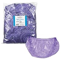 ForPro Professional Collection Spa Liners, Fit All Pedicure Spas, Disposable Pedicure Liners, Purple, 100-Count
