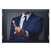 12.1'' inch Touchscreen Monitor 800x600 4:3 Metal Shell Embedded & Open Frame & Wall-Mounted Medical Industrial DVI VGA USB Four-Wire Resistive Touch LCD Screen PC Monitor Display K121MT-DR1