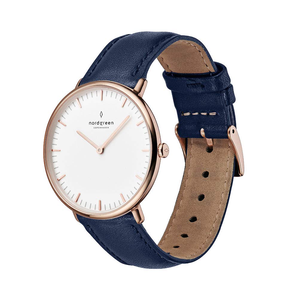 Nordgreen Native Scandinavian Rose Gold Watch with Interchangeable Straps
