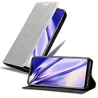 Book Case Compatible with Huawei Mate 20 LITE in Titanium Grey - with Magnetic Closure, Stand Function and Card Slot - Wallet Etui Cover Pouch PU Leather Flip