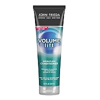 John Frieda Volume Lift Lightweight Conditioner for Natural Fullness, 8.45 Ounces, Safe for Colour-Treated Hair, Volumizing Conditioner for Fine or Flat Hair