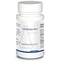 Biotics Research SAMethylate Plus Same, Mood and Sleep Support, Brain Health, Antioxidant, Folate as 5MTHF Methylcobalamin, VitB6, L Methionine, Choline Bitartrate,Trimethylglycine 60 Caps