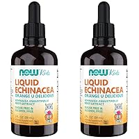 NOW Supplements, Kids Liquid Echinacea with Dropper, Immune System Support, Formulated for Kids, 2 Fl Ounce, Packaging May Vary (Pack of 2)