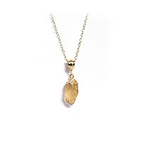 Crystal Quartz Pendant With 16 inch Necklace, natural Gemstones Pendant