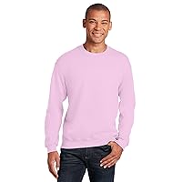 Gildan Adult Fleece Crewneck Sweatshirt, Style G18000 Light Pinks