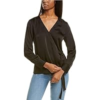 Vince Camuto Long Sleeve Side Tie Wrap Blouse