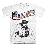 Waylon Jennings Men's New Outlaw Slim-Fit T-Shirt White