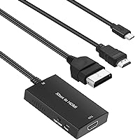 Original Xbox to HDMI Adapter with HDMI Cable, Original Xbox to HDMI Converter, Convert Original Xbox Signal to HDMI Signal Output, Support 480i /720P