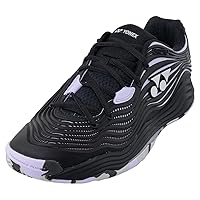 YONEX Men`s FUSIONREV 5 Tennis Shoes Black and Purple