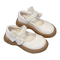 Kids Sandals Baby Marry Jane Shoes for Party Girls Princess Pearl Bow Casual Shoes Toddler Wedding Sandals