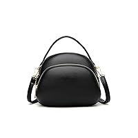 Oiilll Women's Bags Soft Leather Luxury Handbags Women Bags Designer Handbags Shoulder Messenger Bags Ladies Handbags Shoulder Purse (Color : Orange)