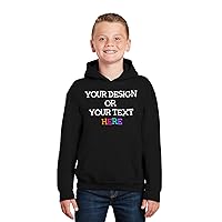 Awkward Styles Custom Hoodie for Kids Boys Girls Personalized Sweathisrt Your Image Photo Text Design Front/Back Print