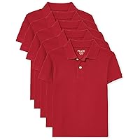 The Children's Place boys Multipack Short Sleeve Pique Polo