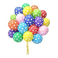 Easter Polka Dot Balloon 12inch Assorted Color Latex Balloons Easter Party Decoration 50pcs Latex Balloons Assorted Color Party Balloons Easter Party Decoration