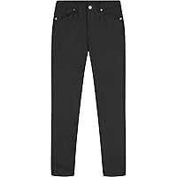 IZOD Boys' School Uniform Twill Pants, Flat Front & Comfortable Waistband with 5 Pockets