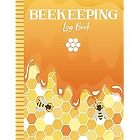 Beekeeping Log Book: Tracking Beehive Inspections, Maintenance, and Honey Bee Health for Beekeepers | Large size 8.5