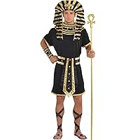 Amscan 847752 Adult Costume King TUT 1 Ct | Standard Black/Gold