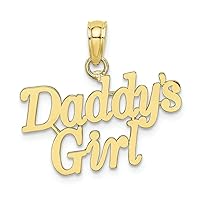 10k Yellow Gold Daddy's Girl Charm