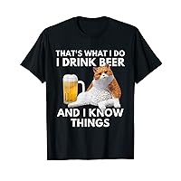 I Do I Drink Whiskey And I Know Things Cat, Dad Cat, Mom Cat T-Shirt