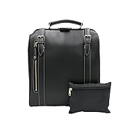 Kiwada Patrick Vertical Dulles Backpack, Business Bag, With Folding Bag, Men's, Black