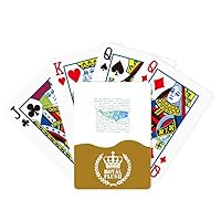 King Whale Sea Animal Art Deco Fashion Royal Flush Poker Playing Card Game