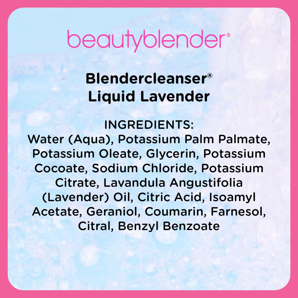 BEAUTYBLENDER Liquid BLENDERCLEANSER for Cleaning Makeup Sponges, Brushes & Applicators, 5 oz. Vegan, Cruelty Free and Made in the USA