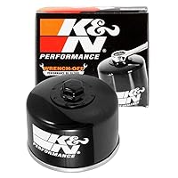 K&N Motorcycle Oil Filter: High Performance, Premium, Designed to be used with Synthetic or Conventional Oils: Fits Select Yamaha, Kymco Vehicles, KN-147