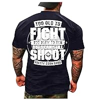 Mens Graphic T Shirts Big and Tall Shirts for Men Mens Graphic T-Shirts Vintage Quick Dry Shirts for Men Text 3D Printing Street Casual Short Sleeve Button Down Tee Personalized T Shirts 2-Black 5XL