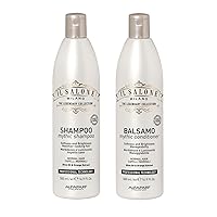 Il Salone Milano Professional Mythic Shampoo (16.9 oz) and Conditioner (16.9 oz) for Normal Hair - Gently Cleanses and Detangles While Adding Shine, Softness and Hydration - Salon-Quality Hair Care